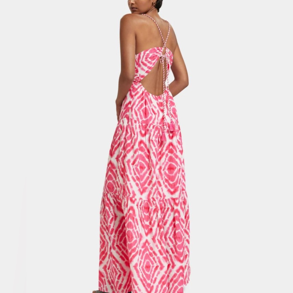 Scotch & Soda Halter Tie V-Neck Maxi Dress. Size 34 regular = 4 US - Picture 14 of 15